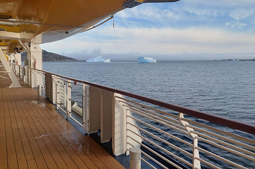 Iceberg views from Spirit of Discovery in Greenland